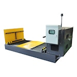 wheel washing system mobile type